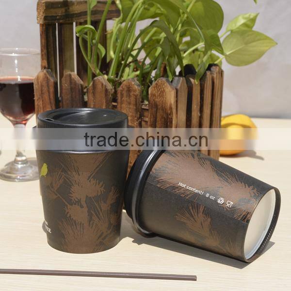 2015 new arrive paper coffee carton cup