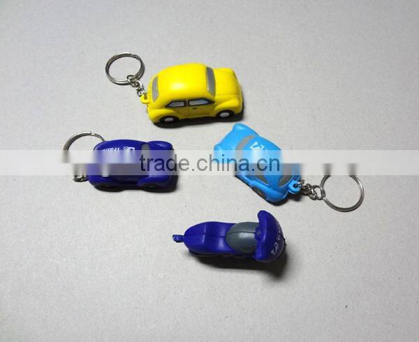 2014 Promotion PU Stress Toy-Car keychain shape
