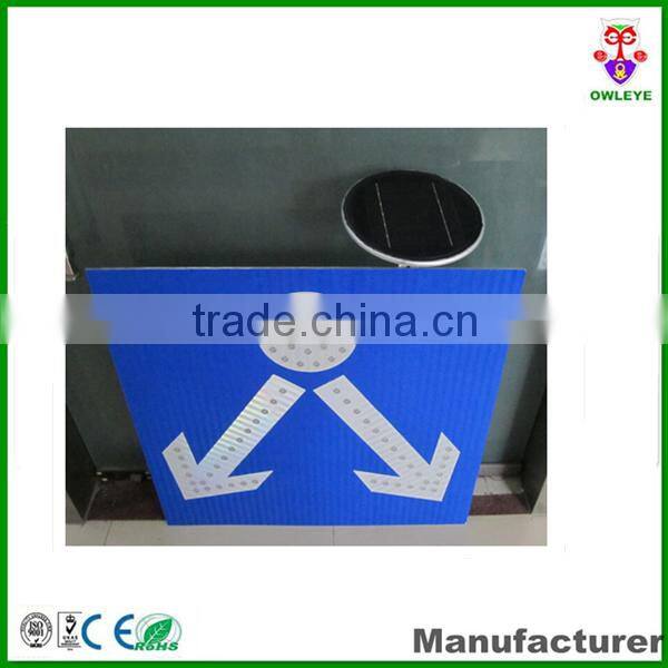 Professional Roadway Safety Manufacturer for solar traffic sign of road branch