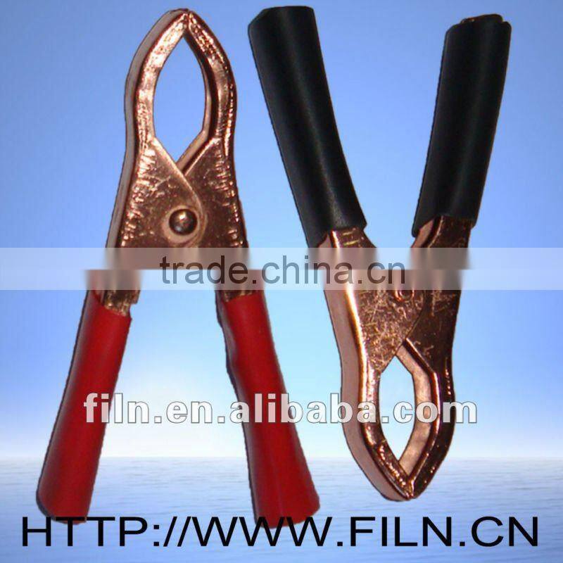 75mm copper battery crocodile spring clamp