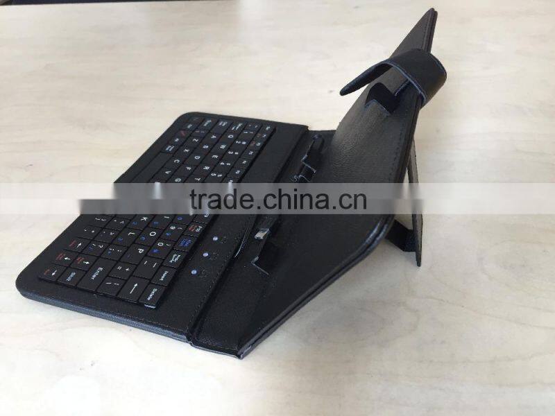 universal 7 inch mini book style flip tablet keyboard case for tablet pc