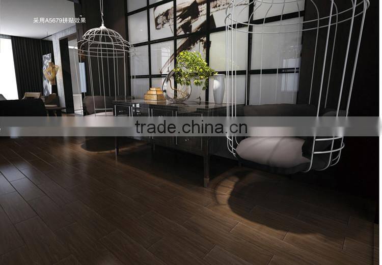 D5846 retro style wooden design rustic ceramic floor tile