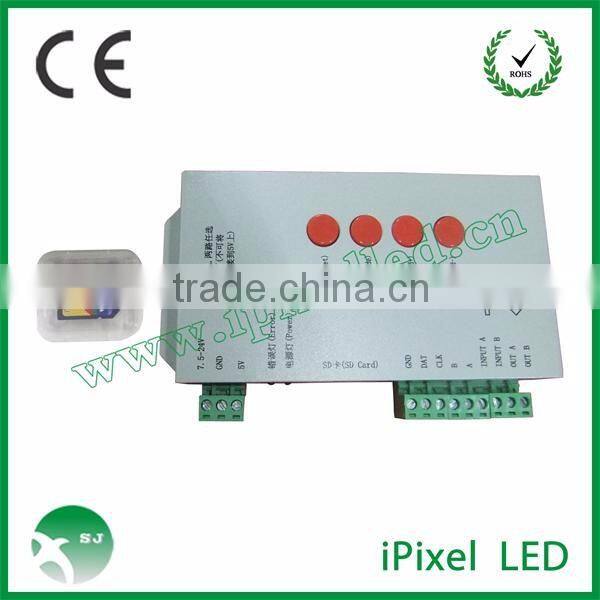 Black pcb 8x32 pixel pitch 10mm, RGB ws2812 flexible led matrix