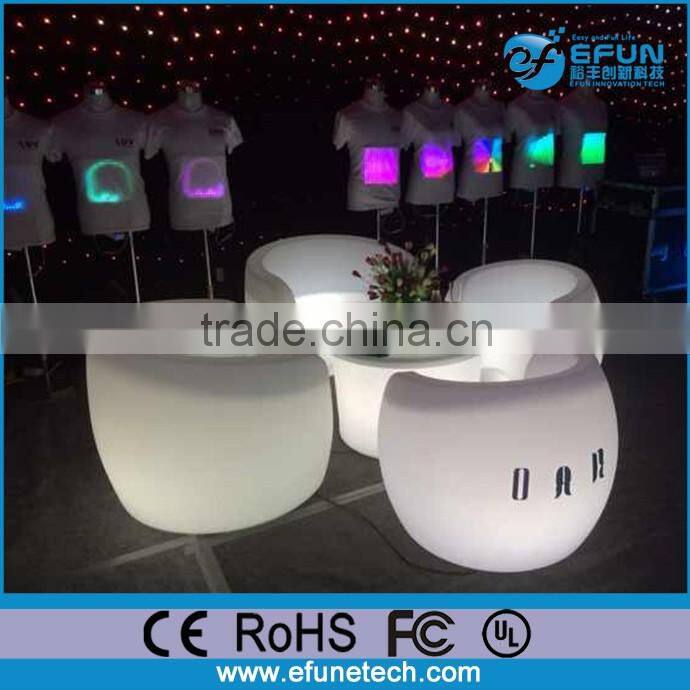 color changing light up sofa chair seats,illuminated led lounge flower chair