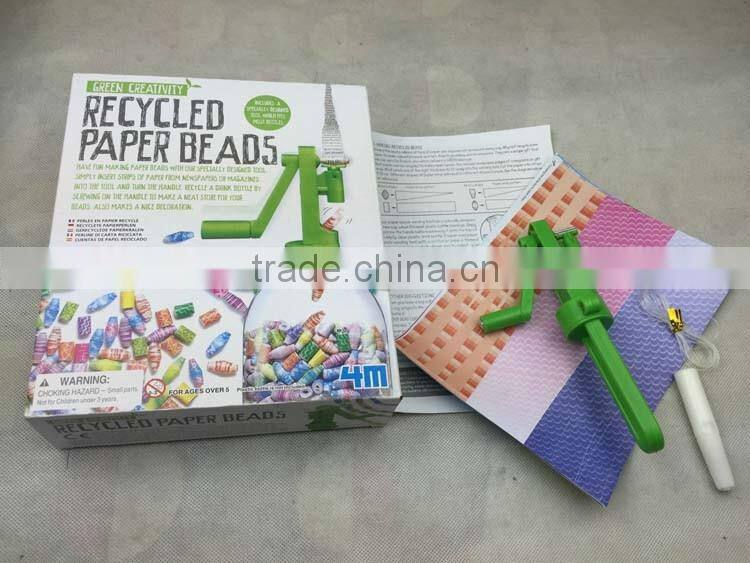 Recycled Paper Beads Handmade Toys For Kids Children Beads For Jewelry Making