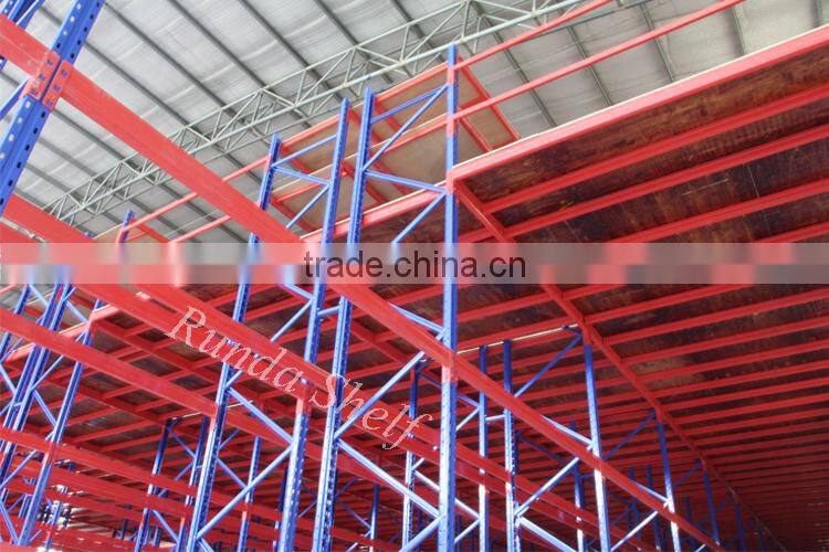 upright beam of steel pallet rack