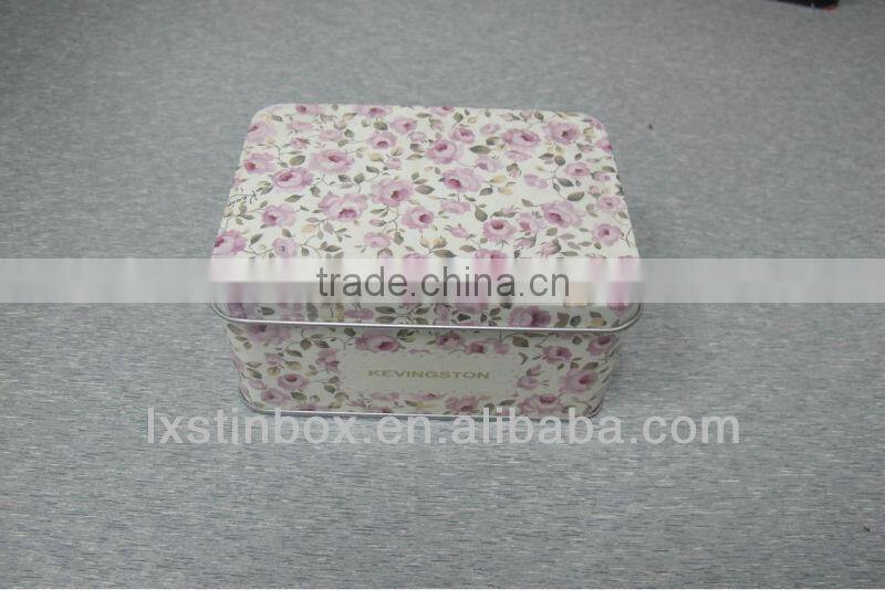 rectangular shape print and nice usb tin box
