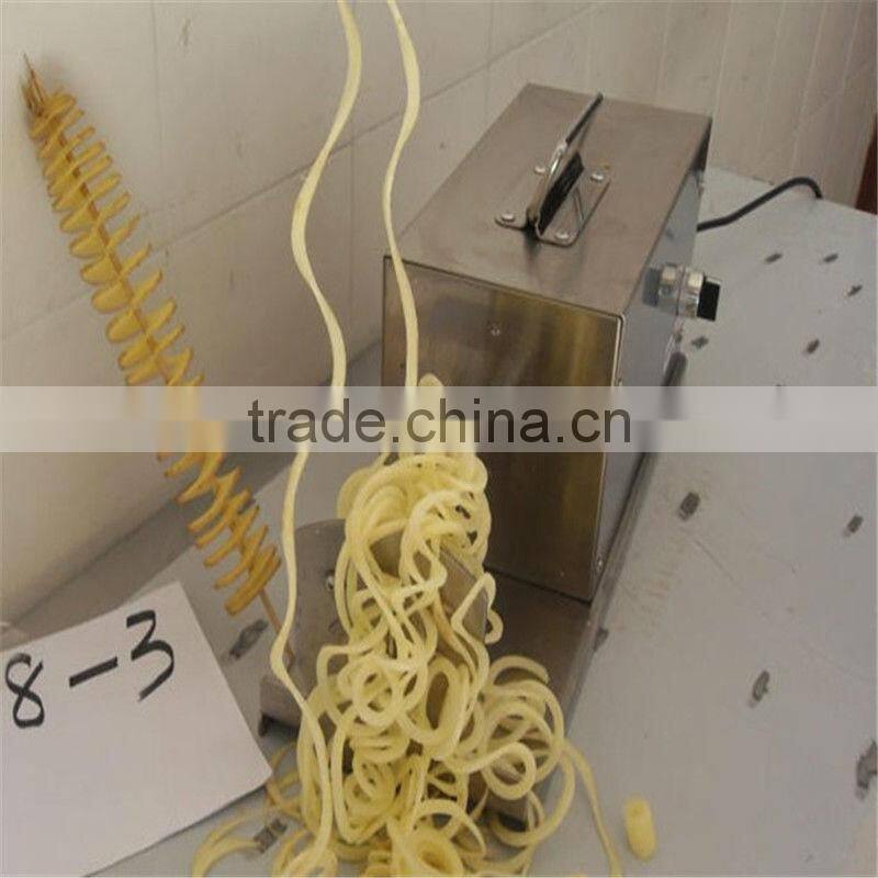 Hot sale twist potato spiral cutter 0086-15037185761