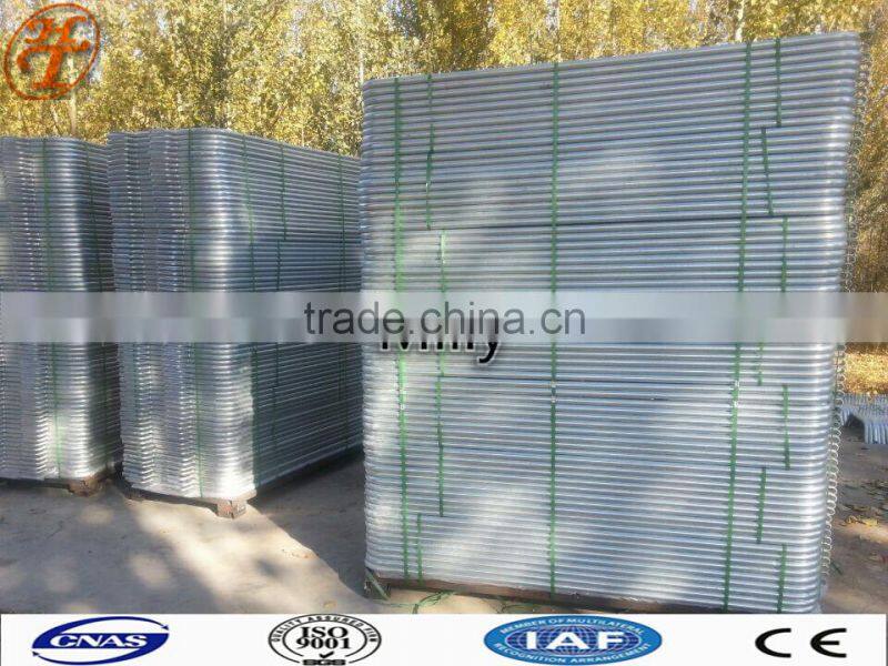 2220x1100mm construction Modular Portable barricade 360 degr welded steel with 3M reflective tape