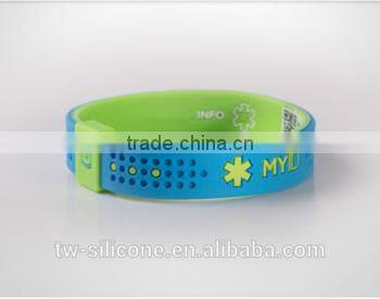 Cheap wholesale colorful rubber band silk screen printing silicone wristband for promotion