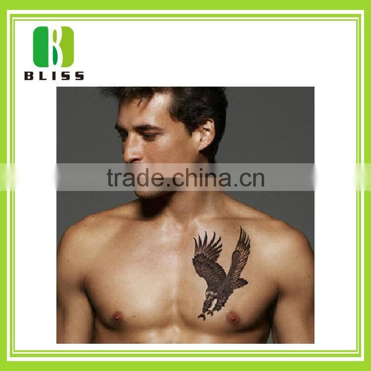 New Fashionable Sexy Foil 3D Metallic colorful skin safe Temporary 3d tattoo sticker
