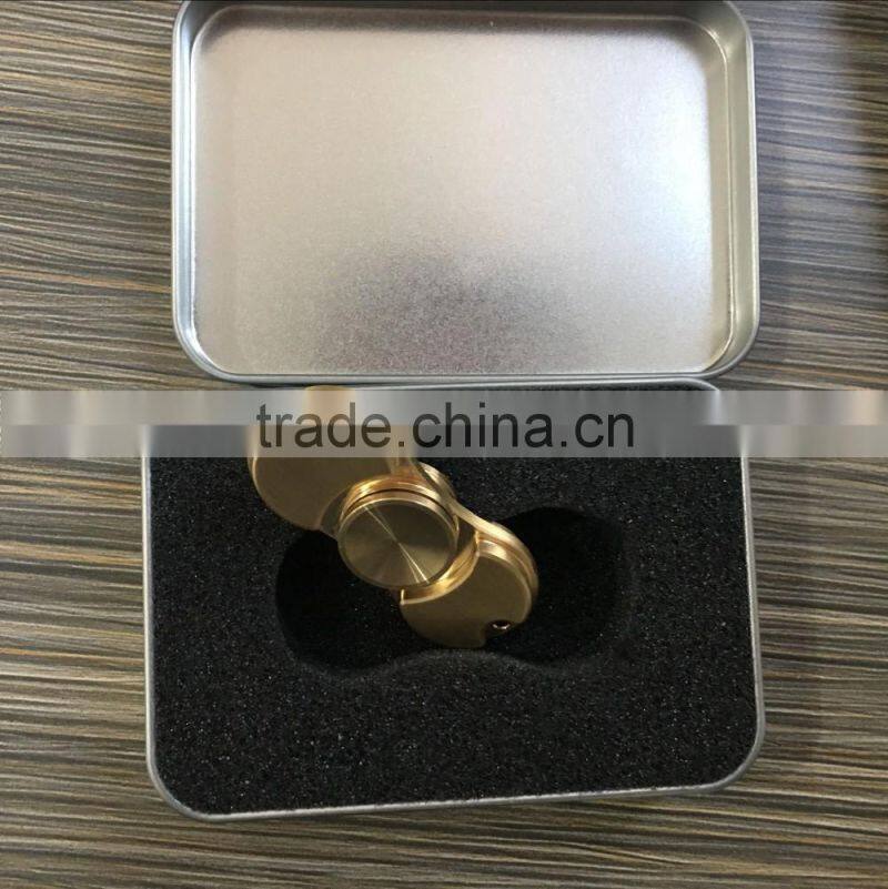 Hand Spinner Premium Copper Metal CNC Made Pure metalworn Fidget Toy EDC Toy Increases Focus for ADHD ADD Autism