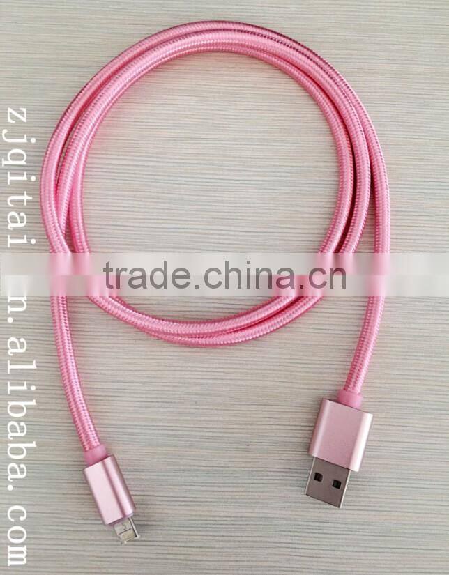 Best Quality nylon braided usb charger cable for samsung iphone ipad iphone 5 6 7