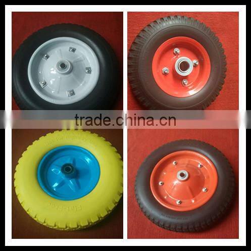 350-8 pu handtruck wheel