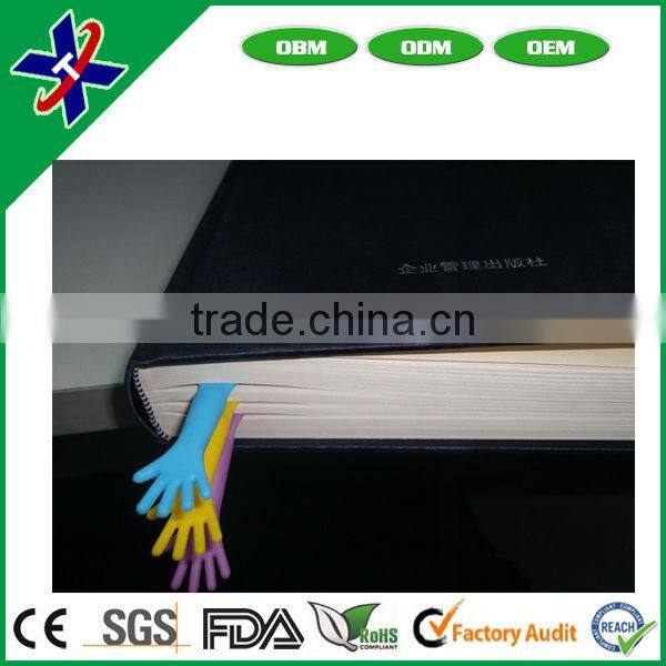 silicone bookmark with different color to choose