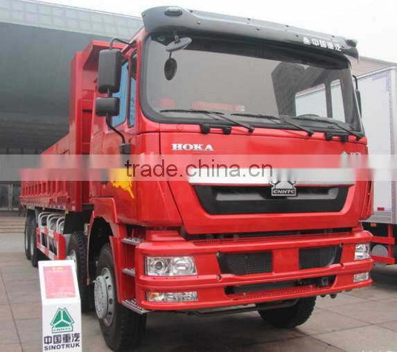 Sinotruk China Off road 8*4 380hp Euro5 Dump Truck for sand and stone