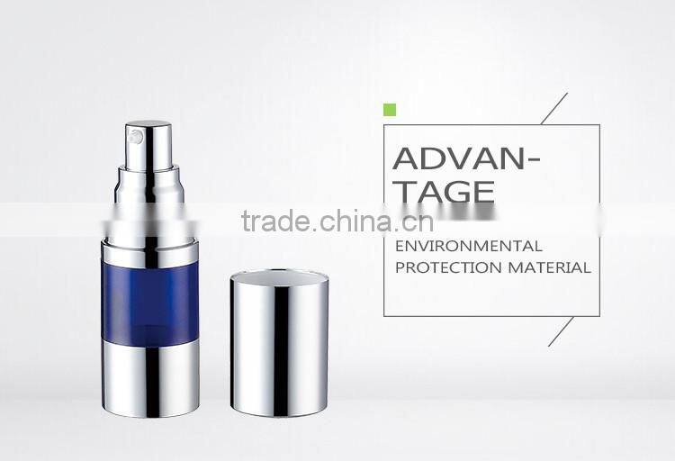 Latest design high quality Sunrain AS transparent airless commercial plastic bottle