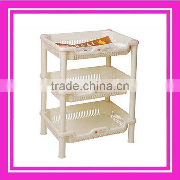 plastic storage rack on hot sale / plastic folding rack