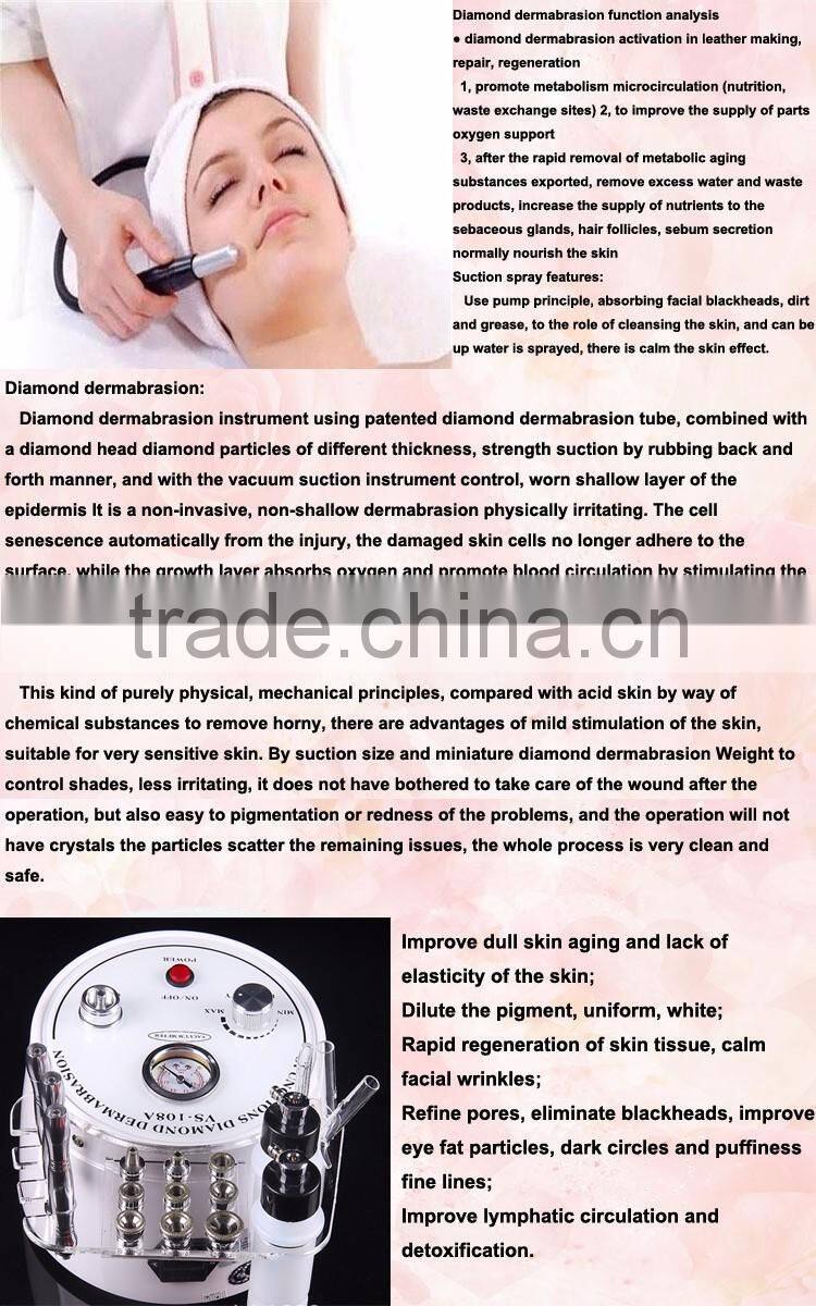 CE Certification and Microdermabrasion Machine Type Popular dermabrasion Facial Machine For Skin Care