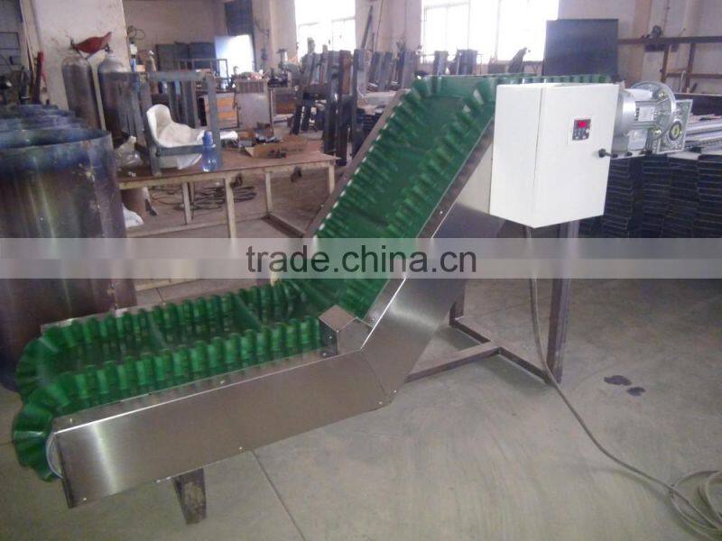 Inclined Angle Stainless Steel Belt Conveyor
