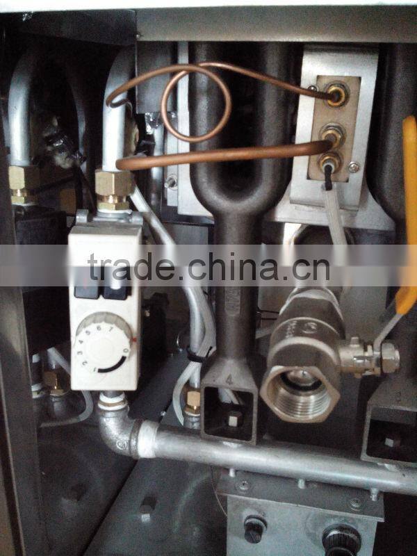 Stainless steel Vertical Gas Fryer with temperature-controlled device GF-2G 0086-136-322-722-89