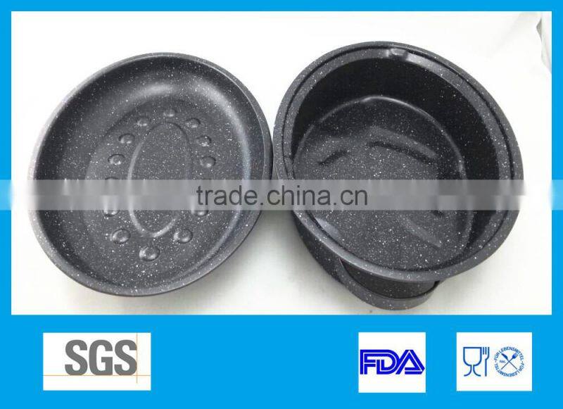 Cookware Fashionable marble coating roaster pan