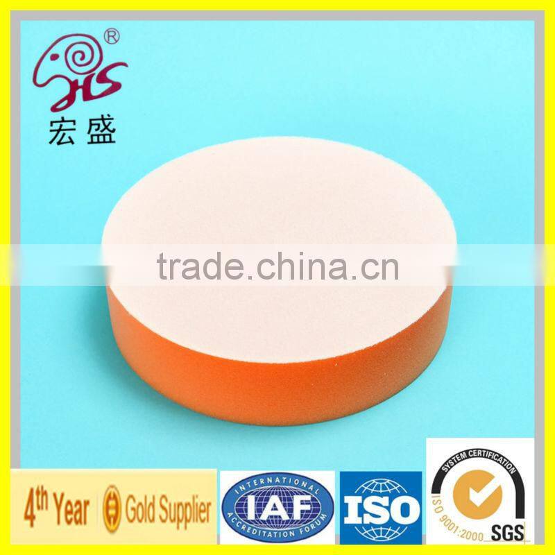 2016 new product Deep Red Sponge Buffing Pad nylon tape Foam Pad high quality