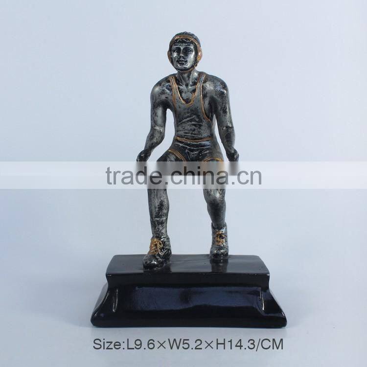 Artificial polyresin sport trophy figurine