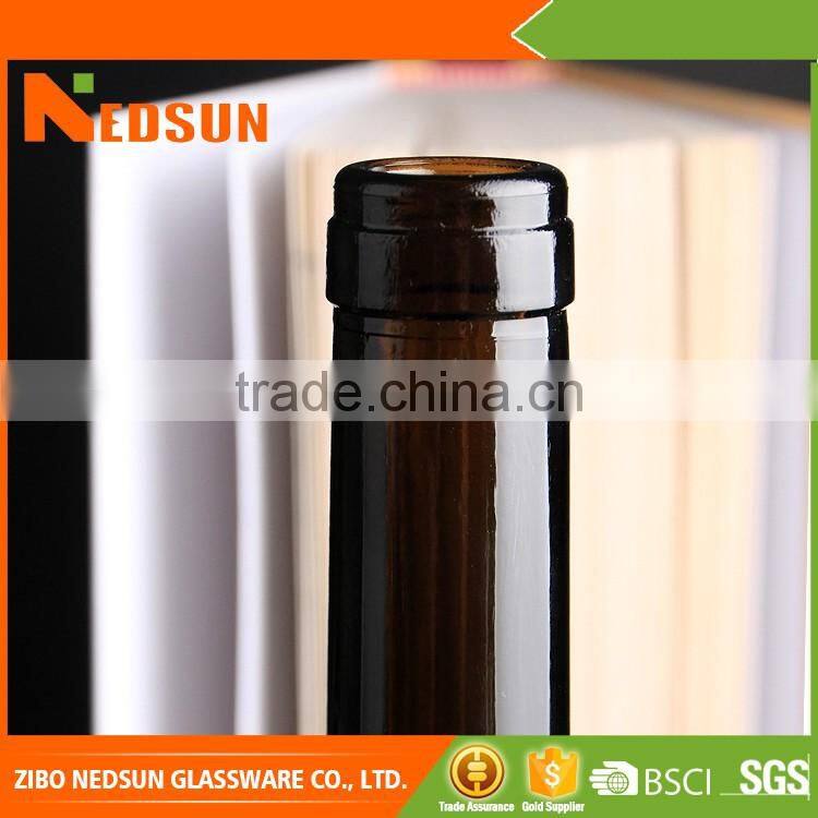 High quality heavy 1 liter wine bottles for wine package