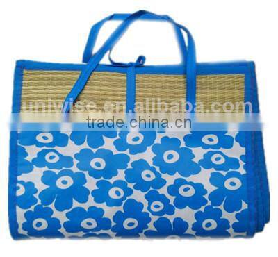 Straw Beach Mat, Foldable Sandless Beach mat/Camping Mat/Picnic Mat, folding Plastic/Straw beach mat