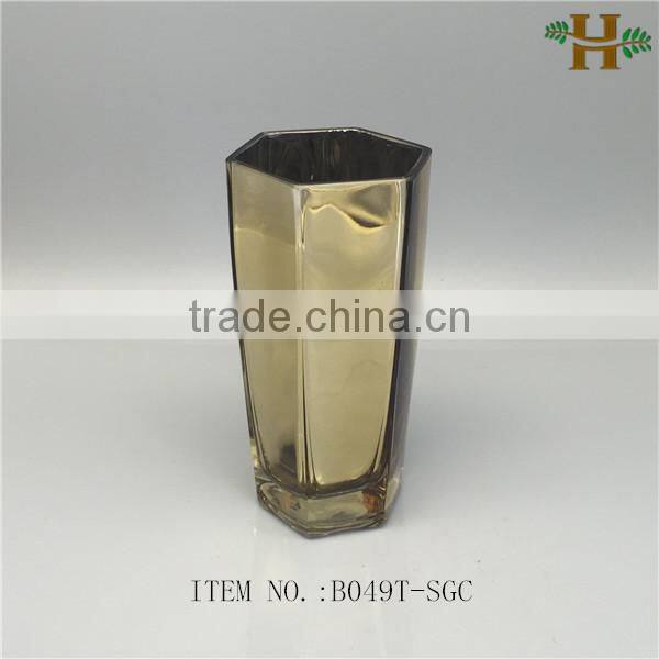 different types decorative glass vases