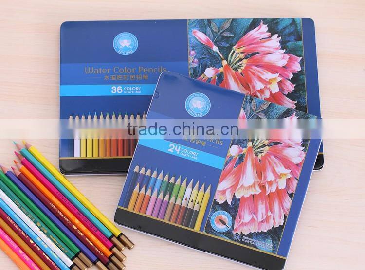 Factory Wholesale Mr. Cuya 24pc Eco Friendly Cardboard Tube Color Drawing Pencil Set