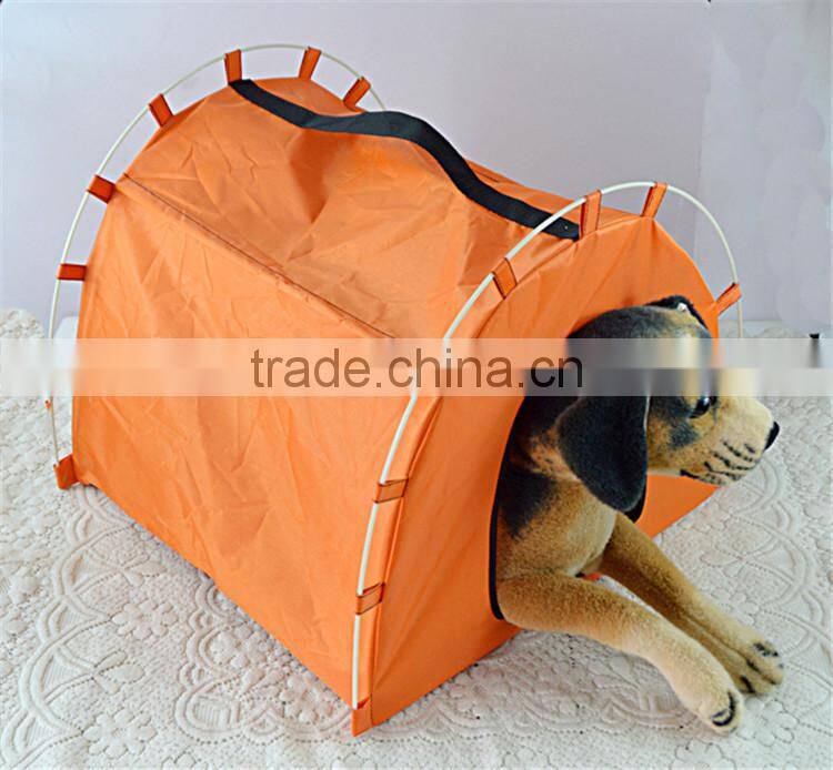 Pet product durable oxford fabric foldable water proof folding bed pet tent