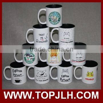 Top selling products 2017 ceramic white clorful starbucks coffee mug