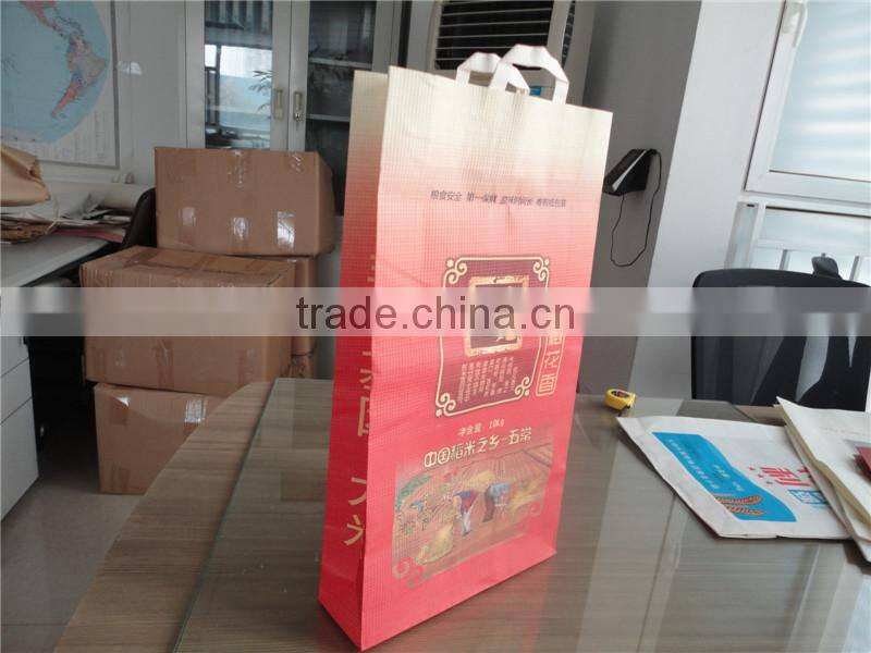 Recyclable Environmental Cheap Paper Packing Bag for Grocery and Supermarket