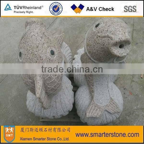 Double fish Sculpture Statue for garden decoration