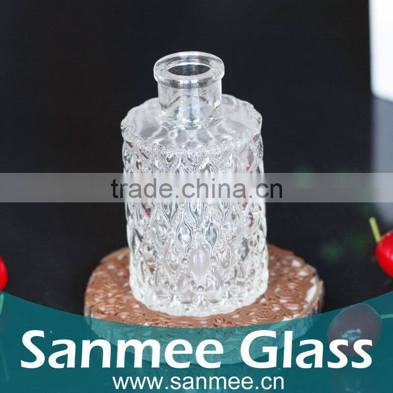 Supplies Crystal Perfume Bottle 167ml Transparent Glass Bottle For Perfume