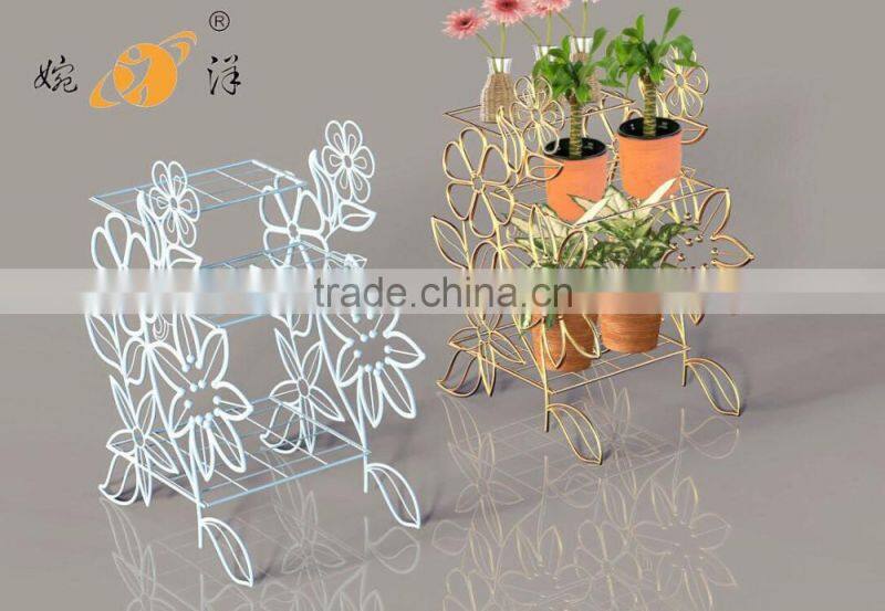 Custom indoor and outdoor decor planter holder handmade metal flower pot stand