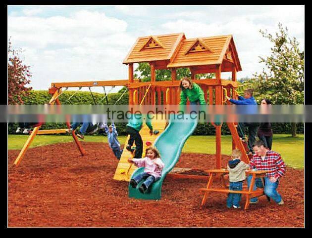 Eco-friendly non-toxic wooden pirate ship playground LT-2071A