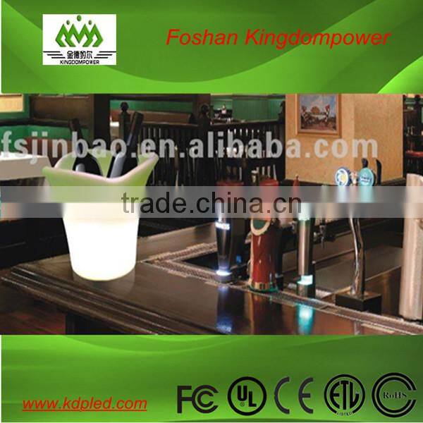 multi-color battery operated light up led cheap ice bucket