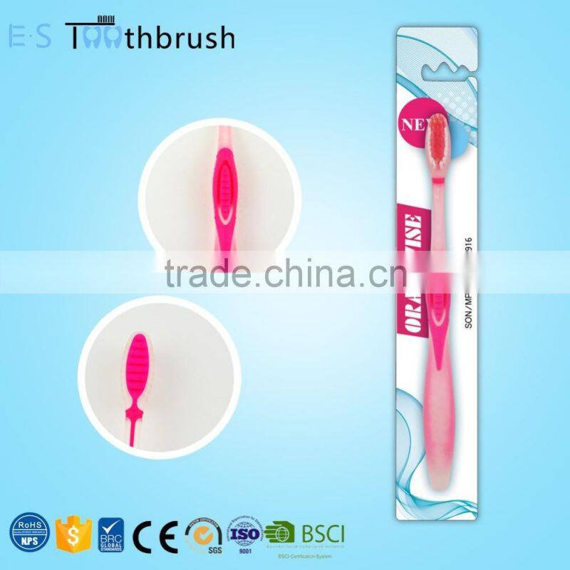 Teeth products nano toothbrush with head cover and travel case