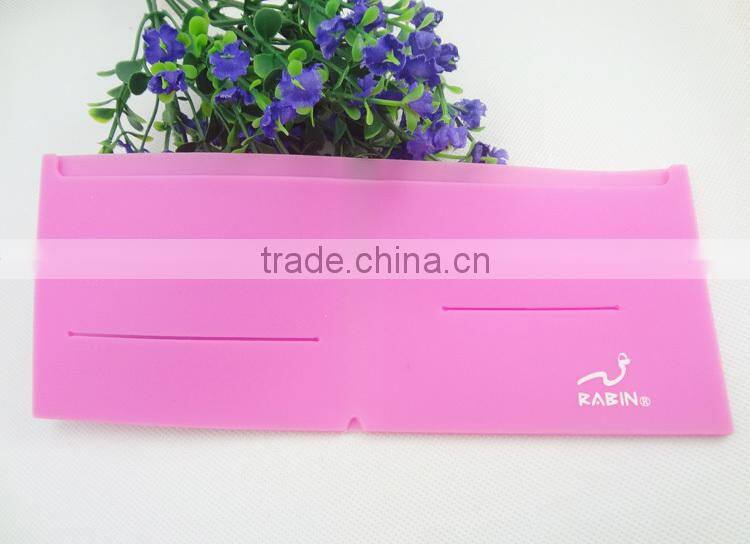 2017 new eco-friendly Silicone card holder