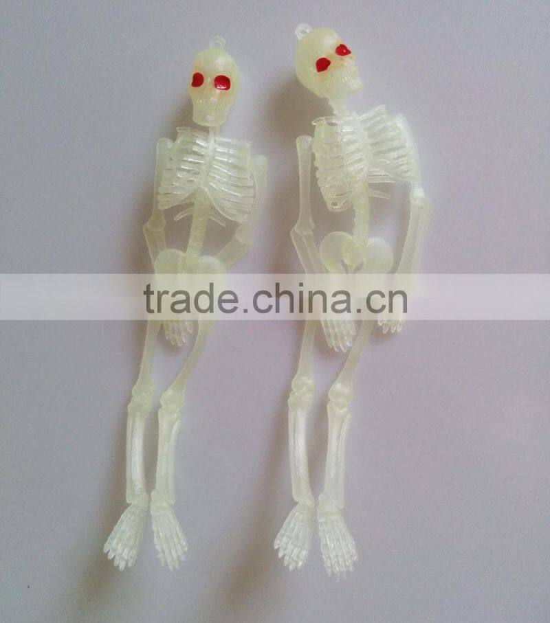 8" Glow-in-the-Dark Halloween Skeletons