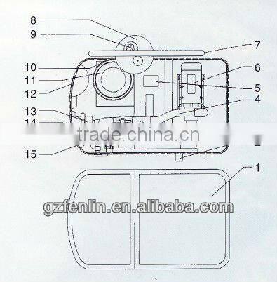 All kind of top mount side mount aqua sand filter for swimming pool
