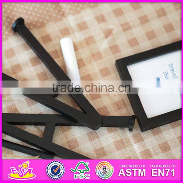 2016 hot sale baby wooden picture frame, most popular kids wooden picture frame, fashion children wooden picture frame W09A053