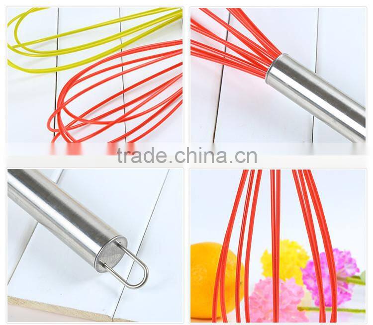 Intelligent kitchen special convenient manual silicone rubber egg whisk