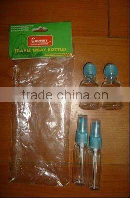 4pcs plastic PET bottle/cosmetic bottle for travl kit