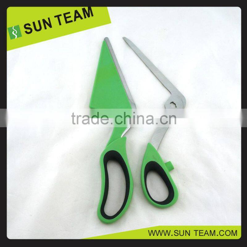 SK013 11" Detachable multifunction pizza cutter scissor for kitchen