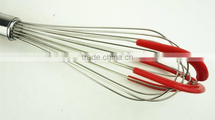 13019 stainless steel Egg Beater Blender with rubber insert
