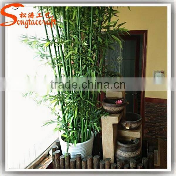 wholesales outdoor and indoor plastic artificial bamboo tree bamboo fence price on sale